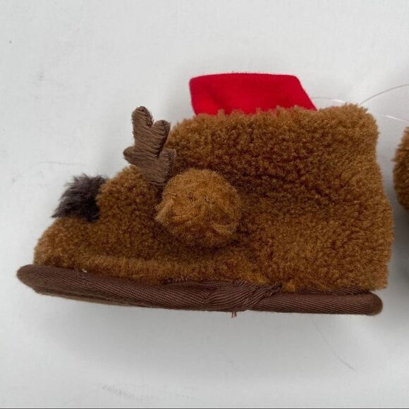 Raindeer Slippers Baby 3-6 Mon - Picture 4 of 7